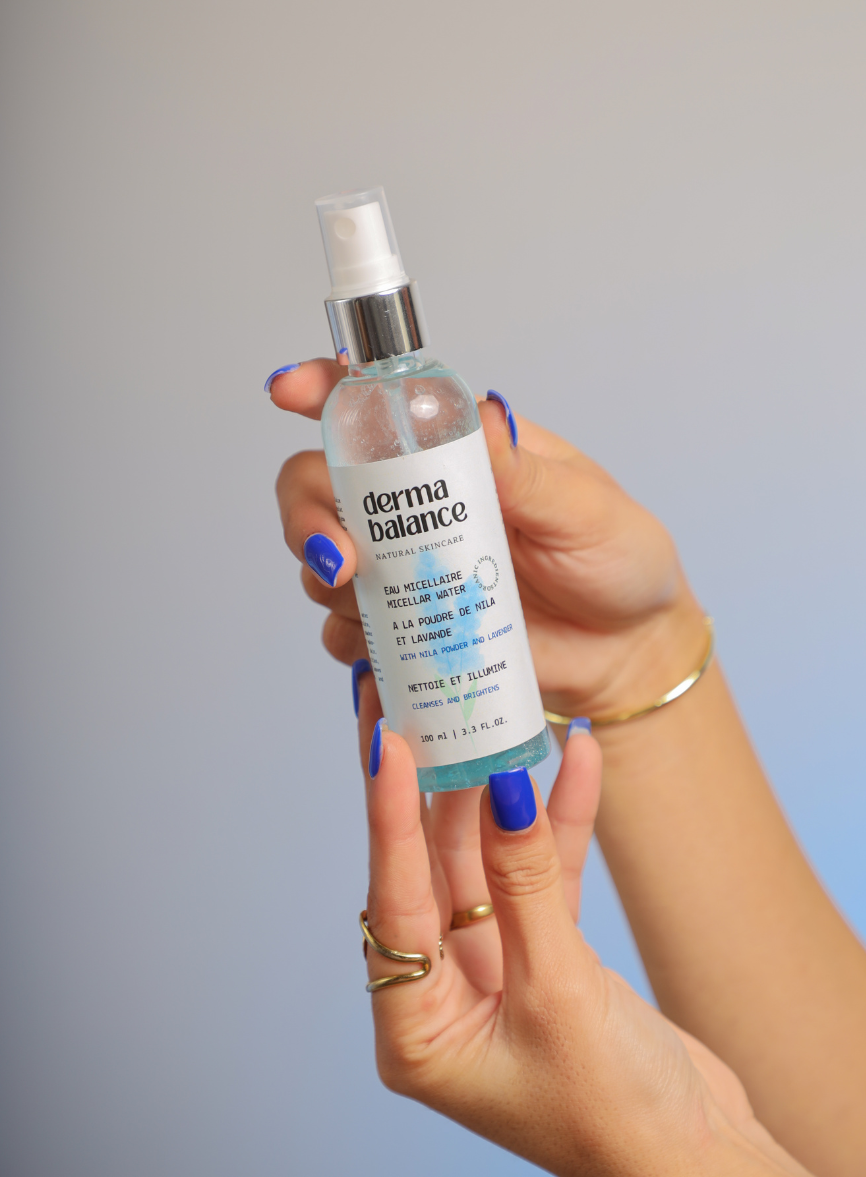Eau Micellaire Biphasique à la Lavande et Poudre de Nila et Huile de Jojoba