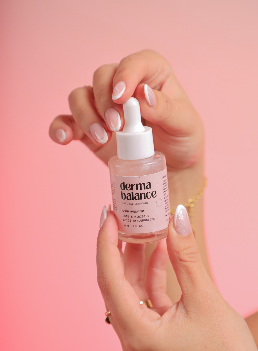 Sérum Hydratant Rose, Hibiscus et Acide Hyaluronique