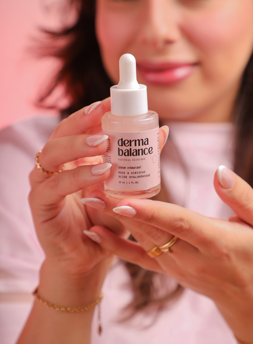 Sérum Hydratant Rose, Hibiscus et Acide Hyaluronique