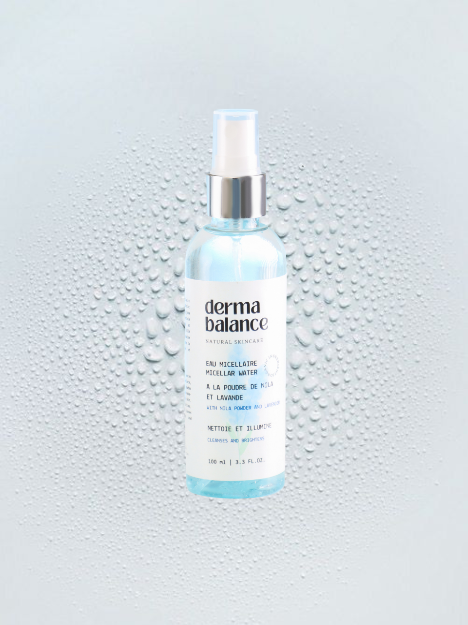 Eau Micellaire Biphasique à la Lavande et Poudre de Nila et Huile de Jojoba
