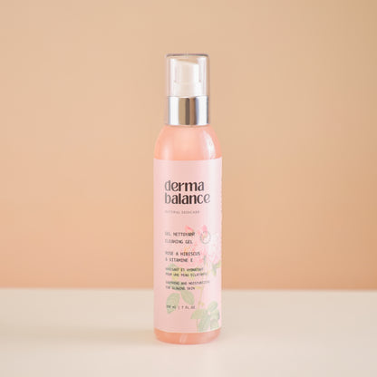 Gel Nettoyant Rose, Hibiscus et Vitamine E