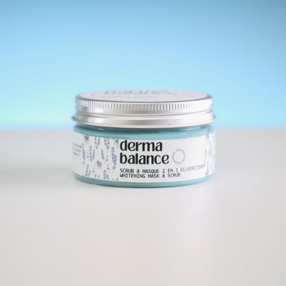 Scrub et Masque 2 en 1 Éclaircissant à la Poudre de Nila et Lavande