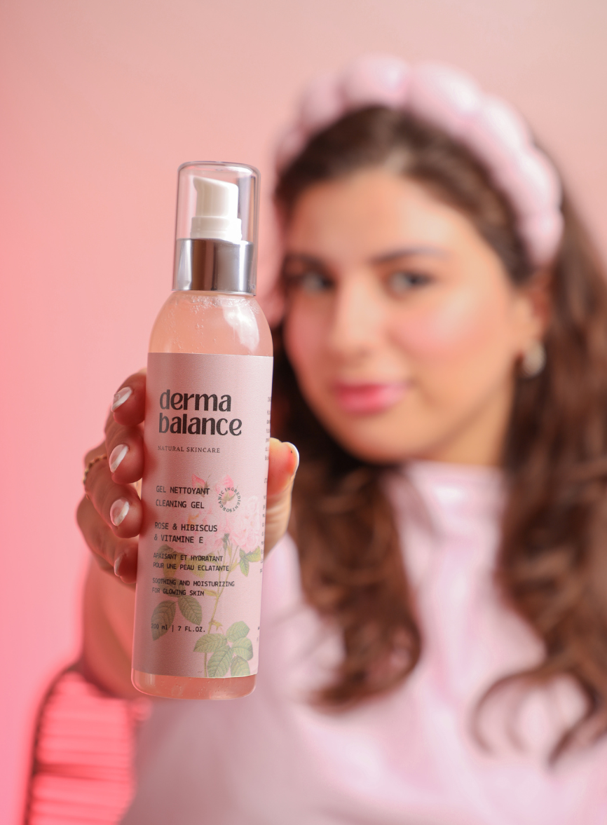 Gel Nettoyant Rose, Hibiscus et Vitamine E